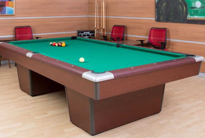 bilardo masası klasik yeşil çuha