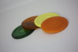 renkli air hockey puck seti