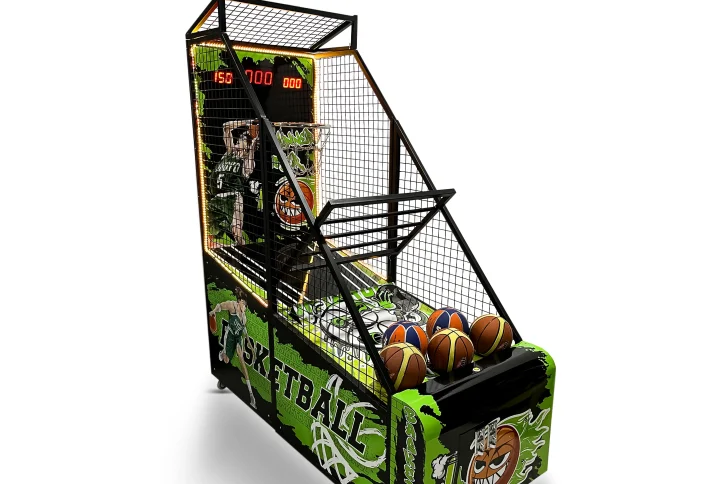 basketbol arcade oyun makinesi neon ışık