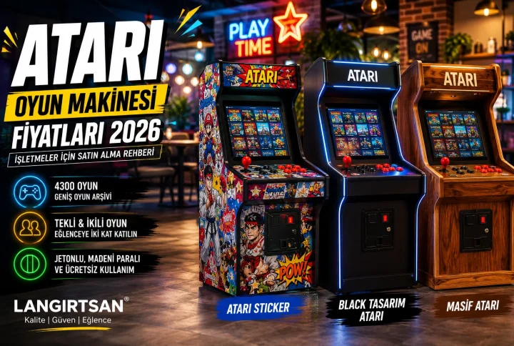 Atari Oyun Makinesi Fiyatları 2026: İşletmeler İçin Satın Alma Rehberi